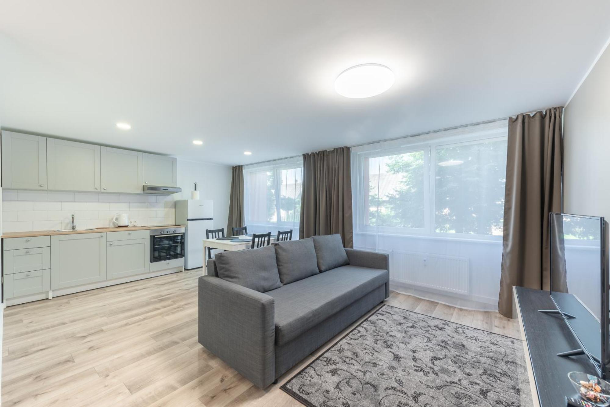 Stiklo Apartamentai Radviliskis Ngoại thất bức ảnh